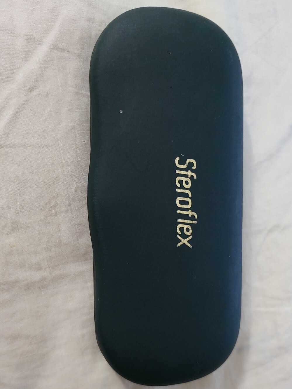 Sferoflex Hard Eyeglasses Case Black Matte Clamshell Glasses Protector